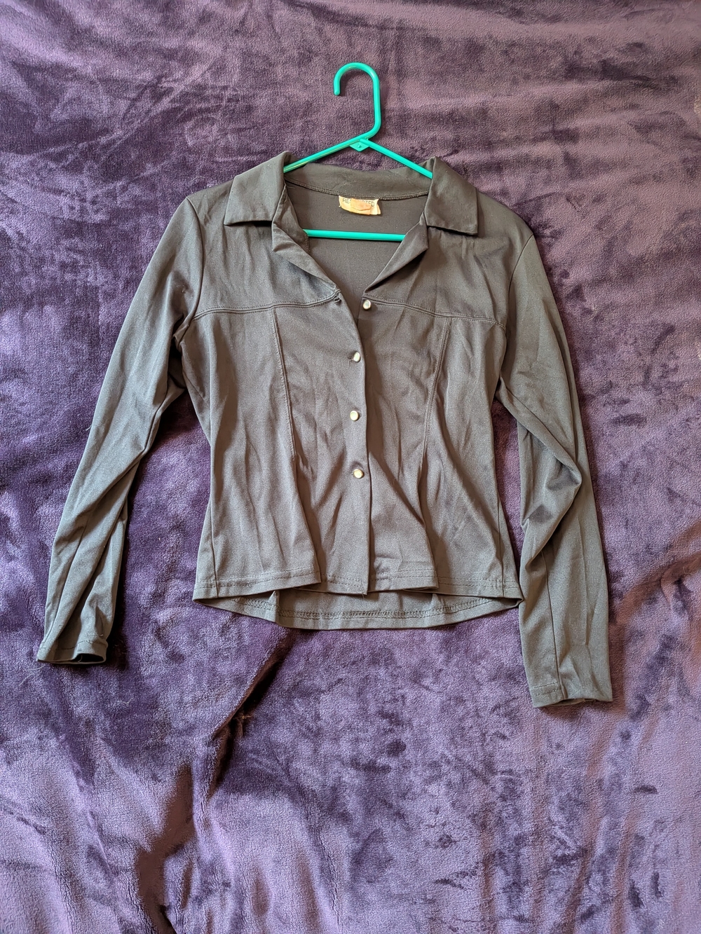 Black Button-Down Shirt